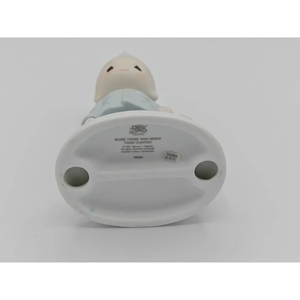 Precious Moments Bless Those Who Serve Their Country Figurine 526584 1991‎